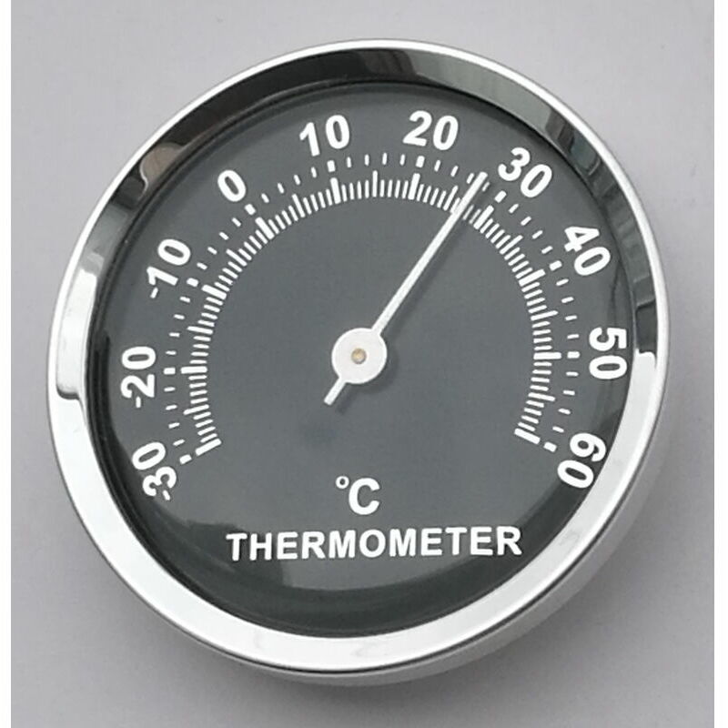 58mm Temperature Gauge Monitor Indoor Outdoor Thermometer Round