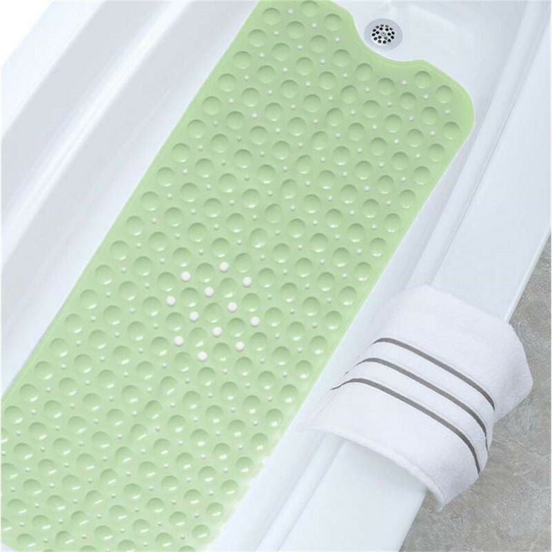 Bath Mats Round Shape Non-slip Shower Mats Mildew Resistant Tub Mats With  Suction Cups, Textured Rubber Bath Mat With Drain Holeblue