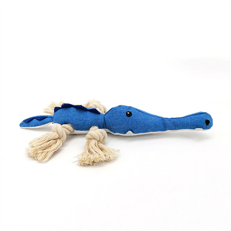 Squeak Dog Toys Stress Release Game for Boredom- Crinkle Plush Dog