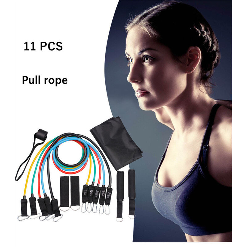 Exercise Resistance Bands,11-Piece Resistance Bands Set for Physio