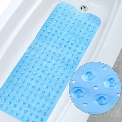 Extra Long Bath Mat Massage 40X100CM PVC Shower Bathtub Mats Non