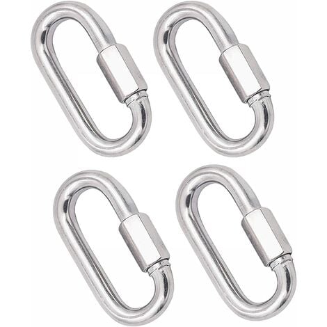 Spring Snap Hooks Carabiners Stainless Steel Spring Clips Metal Clips Heavy  Duty Keychain Link Buckle For Hammock Swing Outdoor Travel Hiking Camping