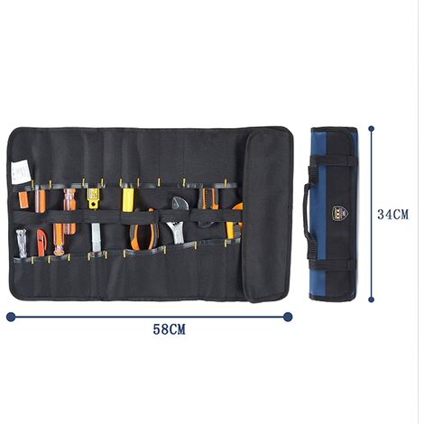 Tool Roll Bag, 37 Pocket Tool Bags, Multi-Purpose Tool Roll Up Bag