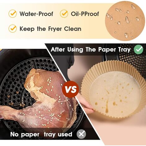 Airfryer Baking Paper Oil-Proof And Oil-Absorbing Air Fryer Disposable  Baking Paper Liner For Barbecue Plate Round Oven Pan Pad