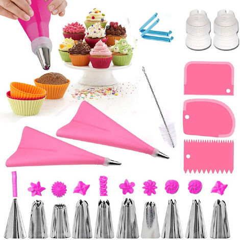 Pastry Icing Piping Bag Nozzle Tips Fondant Cake Sugar Craft Decor Pen Set