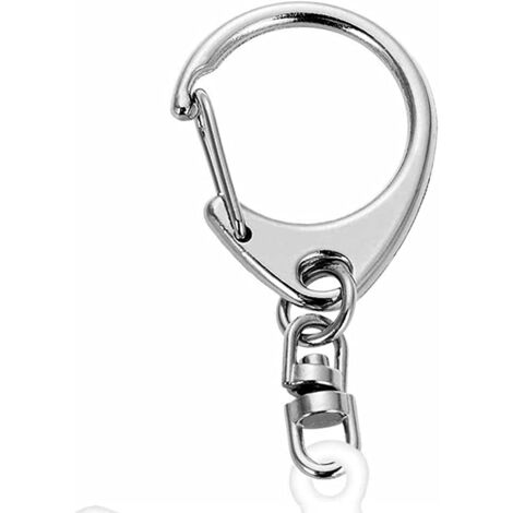 AlwaysH 10 Pack Small Stainless Steel Screw Snap Hooks Small Carabiner Mini  Keychain S Double Carabiner 35151.5mm