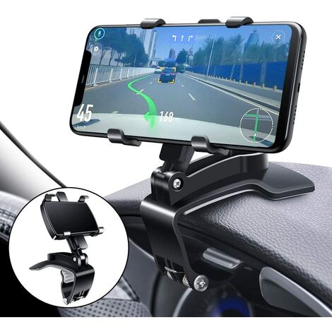 Car Phone Mount for Car 360 Degree Rotation Dashboard Clip Mount Car Phone  Stand Compatible