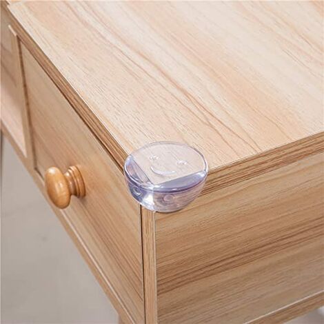 4pcs Thick Clear Table Corner Protectors With Silicon, Anti-collision  Protective Guards For Glass Coffee Table, Kids' Furniture