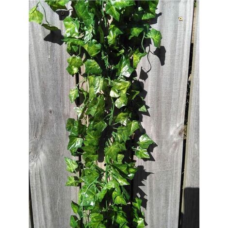 24pcs Artificial Hanging Vines Plants Fake Ivy Leaves Garland Vines Plant  for Home Wedding Garden Indoor Outdoor Decoration, Green 