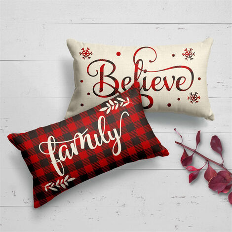 Fall plaid throw outlet pillows