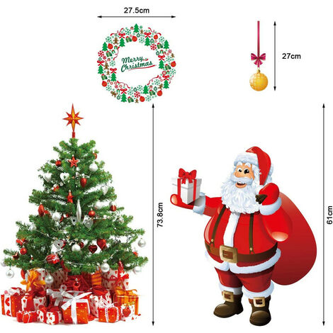 santa claus christmas tree gift