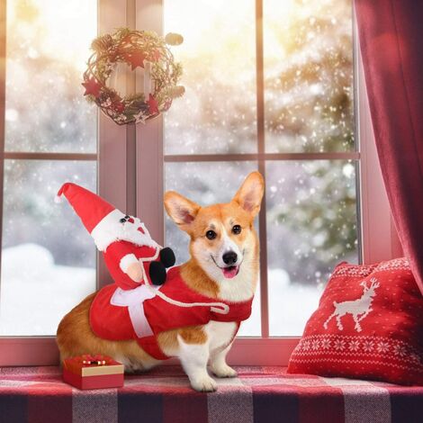 christmas tinsel corgi