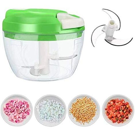 Portable Manual Handy and Compact Vegetable Chopper/Blender, For