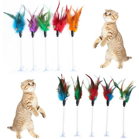 Feather stick cat outlet toy