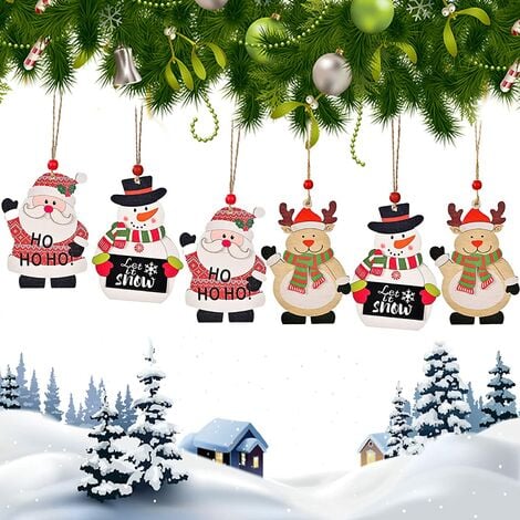 Ornament String Loops Christmas Decoration Pendant Cartoon Christmas Tree