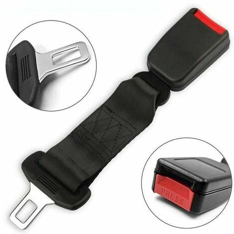 Adjustable car clearance seat belt extender