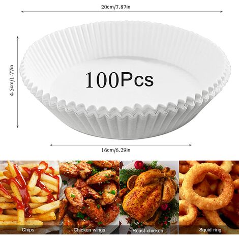 Air Fryer Disposable Paper Liner for Ninja Dual,100PCS Rectangle 8.6x 5.5''  - household items - by owner - housewares