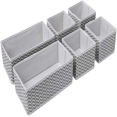 2Pcs Durable Drawer Cabinet Storage Partition Divider Adjustable DIY  Organizer Storage Box for Tie Socks Dustproof