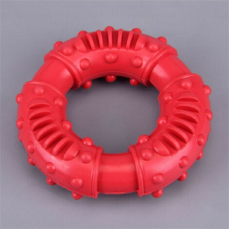 Rubber donut hotsell dog toy