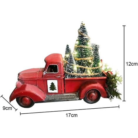 red christmas truck ornaments