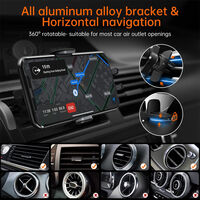Wireless Car Charger,15W 2 in 1 Automatic Clamping Mount Dashboard Windshield Charging Bracket for iPhone 12/11/X/8,Touch Sensor Air Vent Cell Phone Car Holder for Samsung Galaxy S21/S20/S10/Note 20/9 