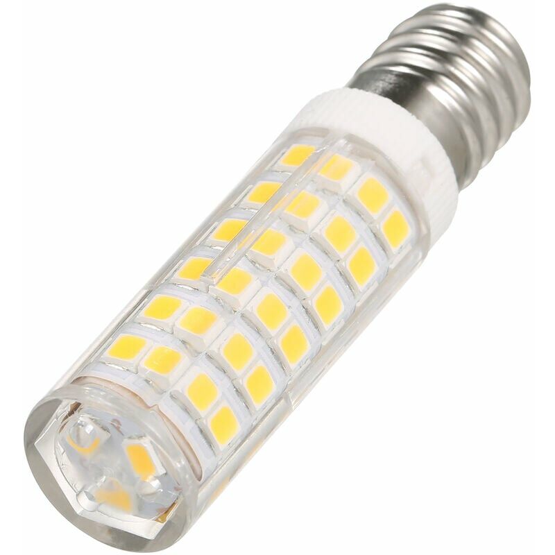 E14 Pequeño Tornillo Bombilla Led Microondas Fumador Ahorro de Energía Mini Nevera Luz Blanca 6000K 9W-E14-75 Cuentas