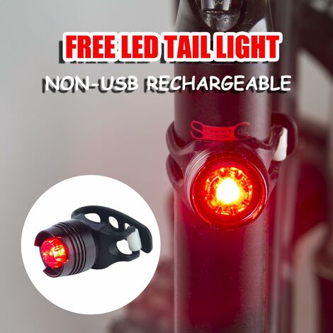 Luz trasera de bicicleta con señales de giro, control remoto inalámbrico,  impermeable, luz trasera de bicicleta recargable por USB, ultra brillante