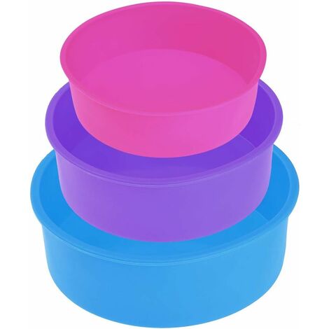 Moldes Para Pastel Cake Pan Round 8-Inches Silicone Cake Mold For