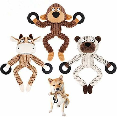 MINKUROW, 3 Uds., Juguetes Chirriantes, Juguetes De Peluche Para