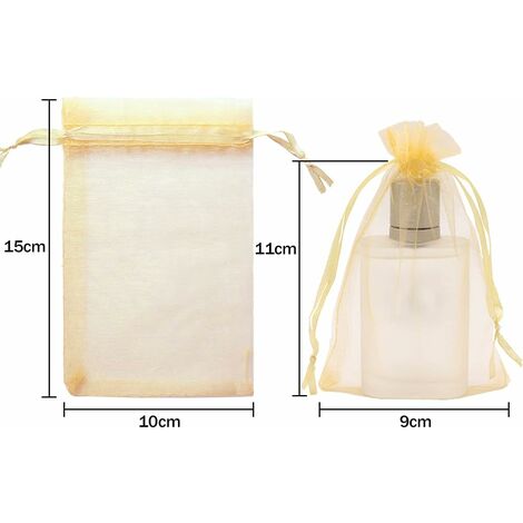 5 Stk Organzabeutel 26 x 35 cm Geschenk Schmuck Hochzeit Säckchen Beutel Tasche 
