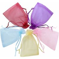 5 Stk Organzabeutel 26 x 35 cm Geschenk Schmuck Hochzeit Säckchen Beutel Tasche 