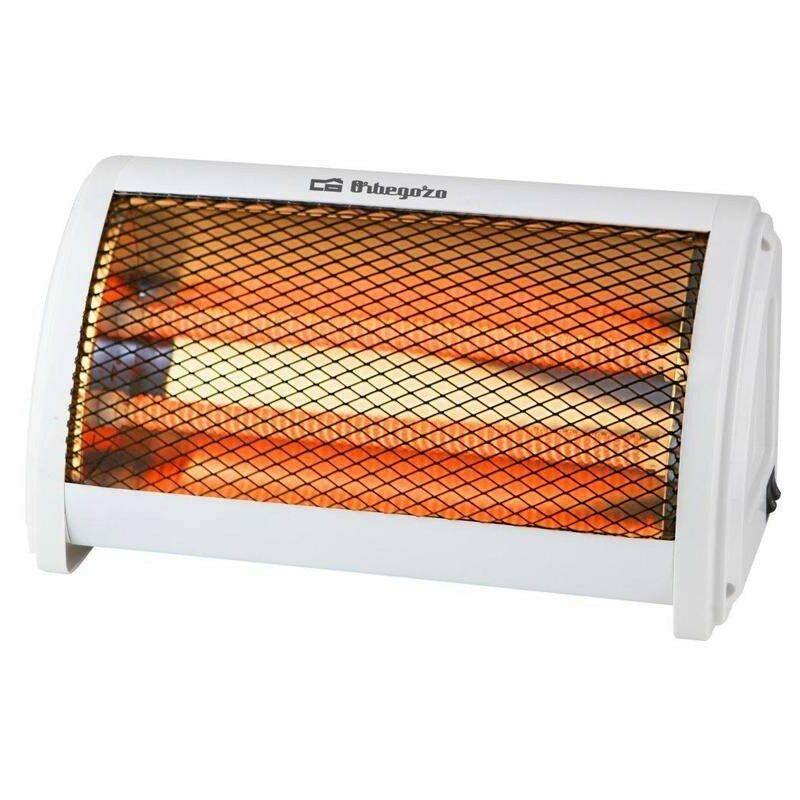 Estufa Cuarzo Orbegozo BP3200 Blanco 1000W 2 Potencias