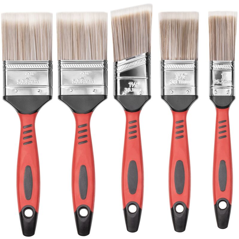Harris Trade Emulsion & Gloss Fine tip Paint brush, Pack of 5