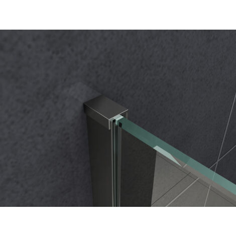 Wand-Profil für Tipo 1,5 x 200 cm in Schwarz