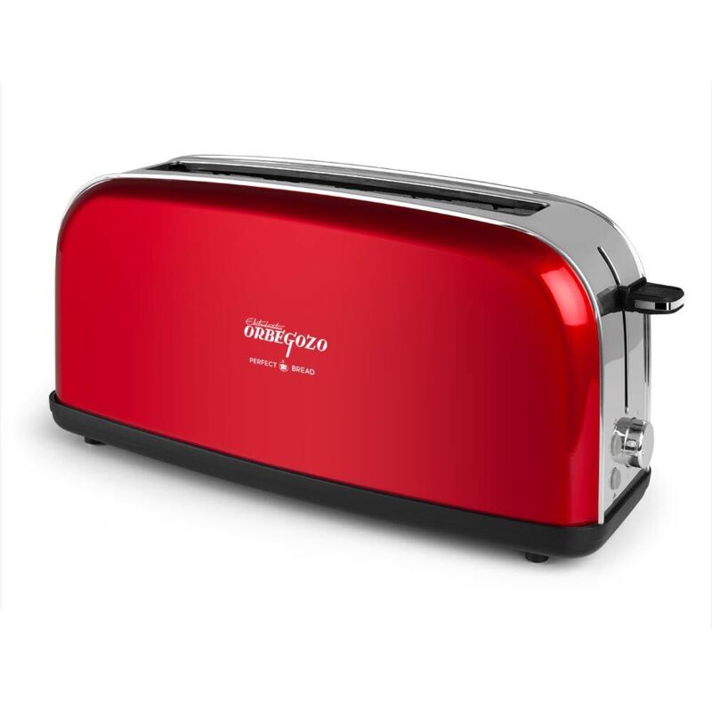 Aigostar tostador de 2 rebanadas, tostadoras retro extra anchas con