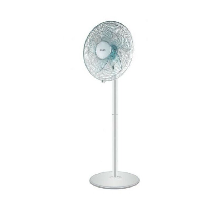 Sogo Ventilador de Pie 50W Blanco