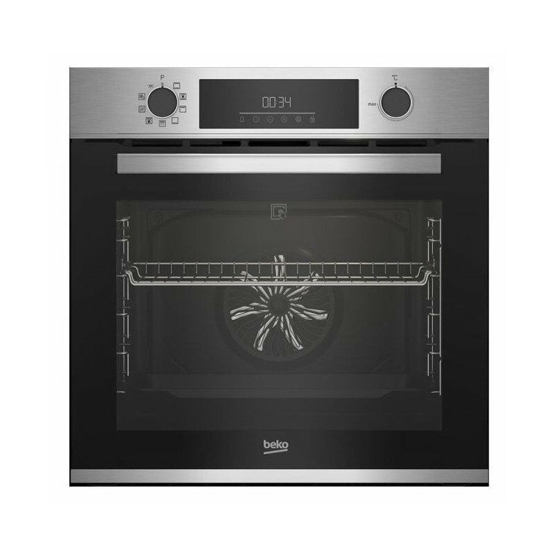 Horno Beko BBIE12300XP Multifunción Pirolítico, Display Digital