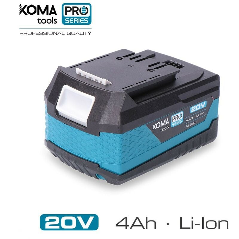 Bateria li-ion 20v 4.0a 7,5x11,7x6,3cm koma tools pro series battery