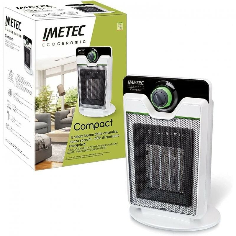 Imetec Eco Ceramic Calefactor Cerámico 2000W