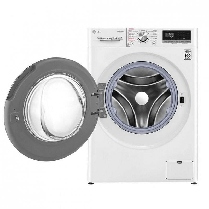 Lg F4DV5009S1W Lavasecadora de Carga Frontal 9Kg/6Kg A Blanca