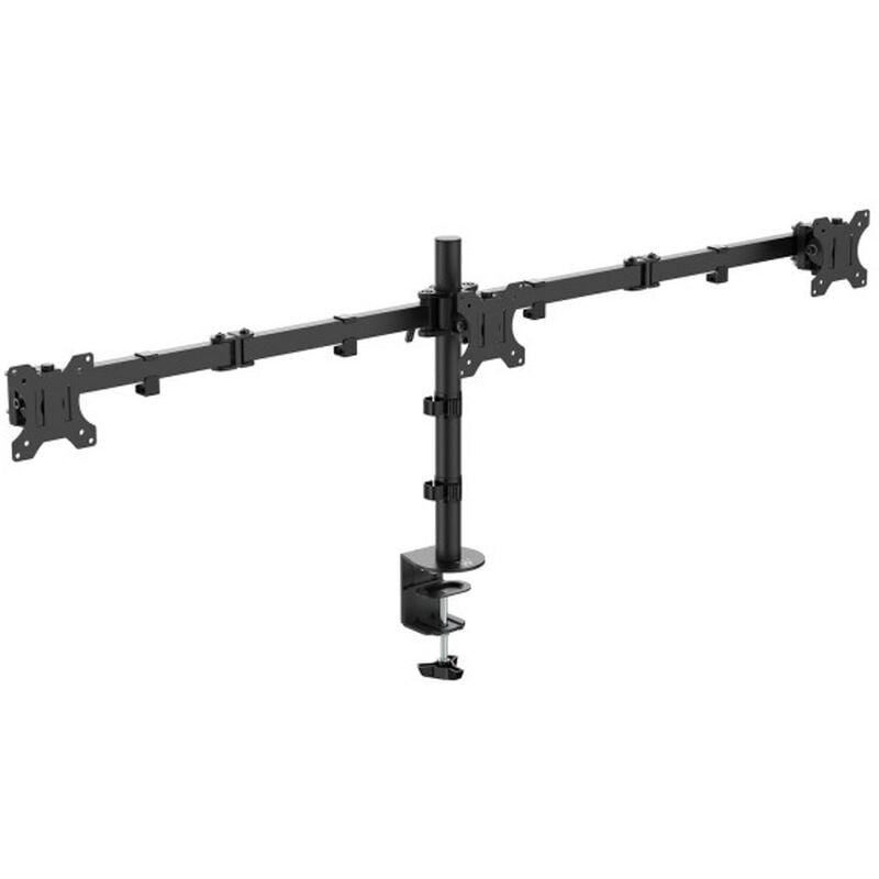 Soporte de mesa ewent ew1513 para 3 monitores tv hasta 27pulgadas