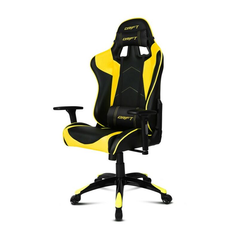 Silla gaming drift dr300 negro - amarillo