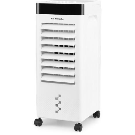 Orbegozo – Climatizador evaporativo 3 en 1 – Purificador de aire y humidificador – 3 velocidades – Depósito extraíble de 6 litros – Ruedas pivotantes (1/5)