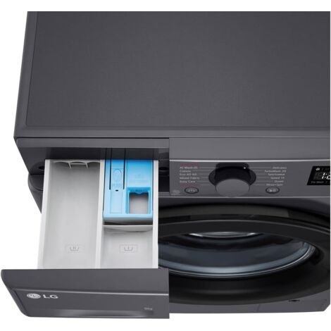 LG F4WR5009A6M Lavadora 9Kg 1400rpm Inox Negra Clase A -10%