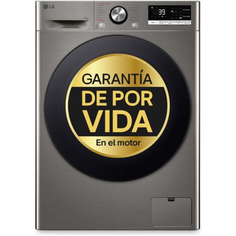 Lavadora LG F4WR7010AGS de 10Kg Clase A y 1400Rpm Inox, TurboW