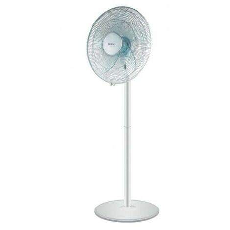 Sogo Ventilador de Pie 50W Blanco