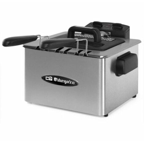 Freidora de Aceite Orbegozo FDR 55 4.5L 2000W Inox con Termostato