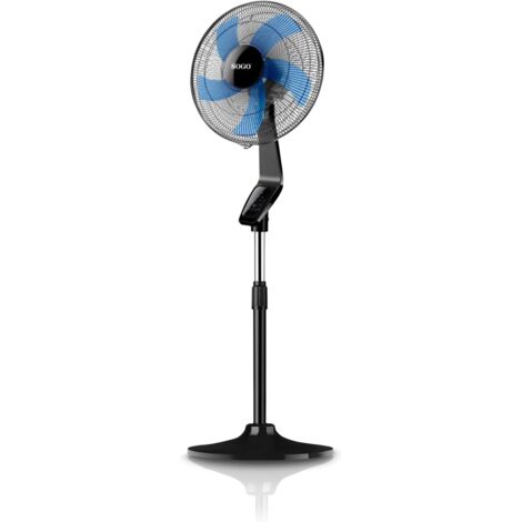 VENTILADOR PIE SOGO VEN-SS-21280 40CM 50W 5 ASPAS C/MANDO NEGRO