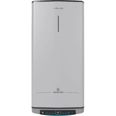 Termo eléctrico inteligente, Ariston, Velis Tech Dry Wifi 80L, Multipoisicion, Clase Energetica B