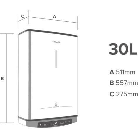 Ariston velis pro wifi 30 litros termo electrico clase b
